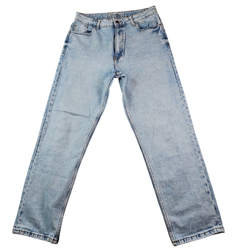 Zara Denim Jeans Men EUR‎ 42 Light Blue Slim Fit Cotton Casual Wear Pent